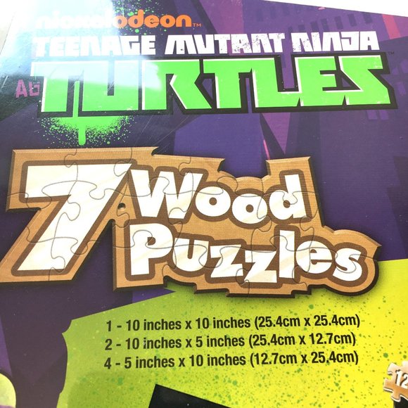 Teenage Mutant Ninja Turtles Box of Seven Puzzles NWT - Picture 7 of 11